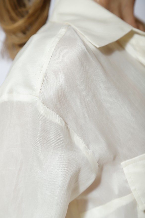 Brown viscose skirt
