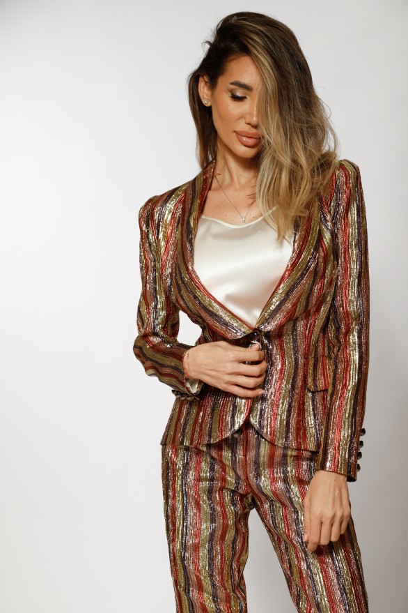 Silk velvet jacket